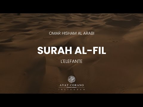 Surah Al-Fil (L’Elefante) | Corano Italiano | Recitazione: Omar Hisham Al Arabi