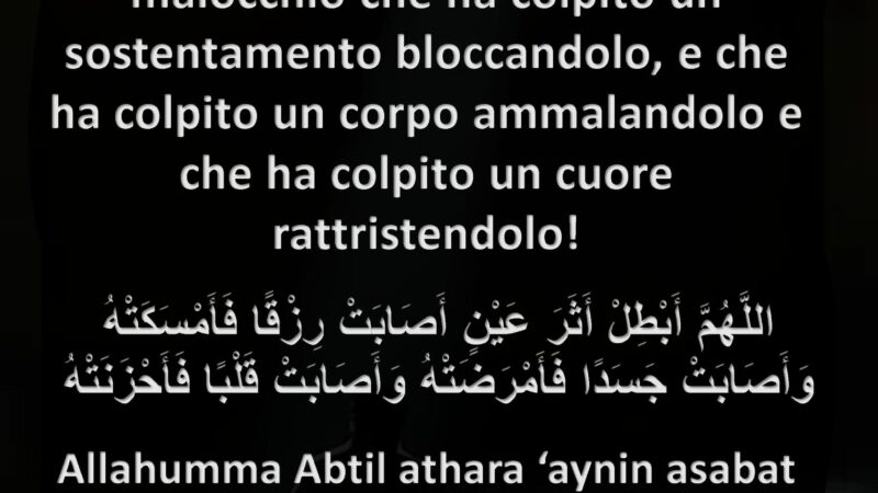 Hadith: Il malocchio è una verità