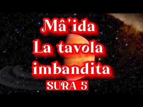 SURA 5 AL MA’IDA LA TAVOLA IMBANDITA CORANO AUDIO IN ITALIANO